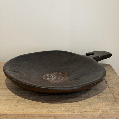 Hand Carved Primitive Wooden Bowl