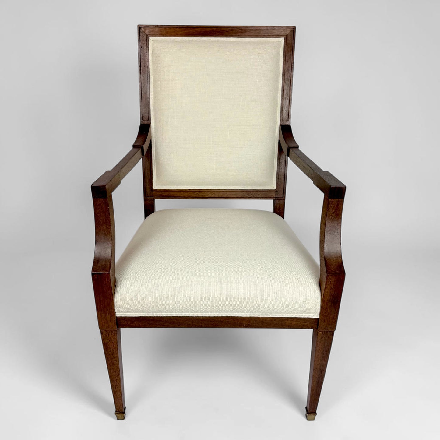 French Art Deco Walnut Armchair