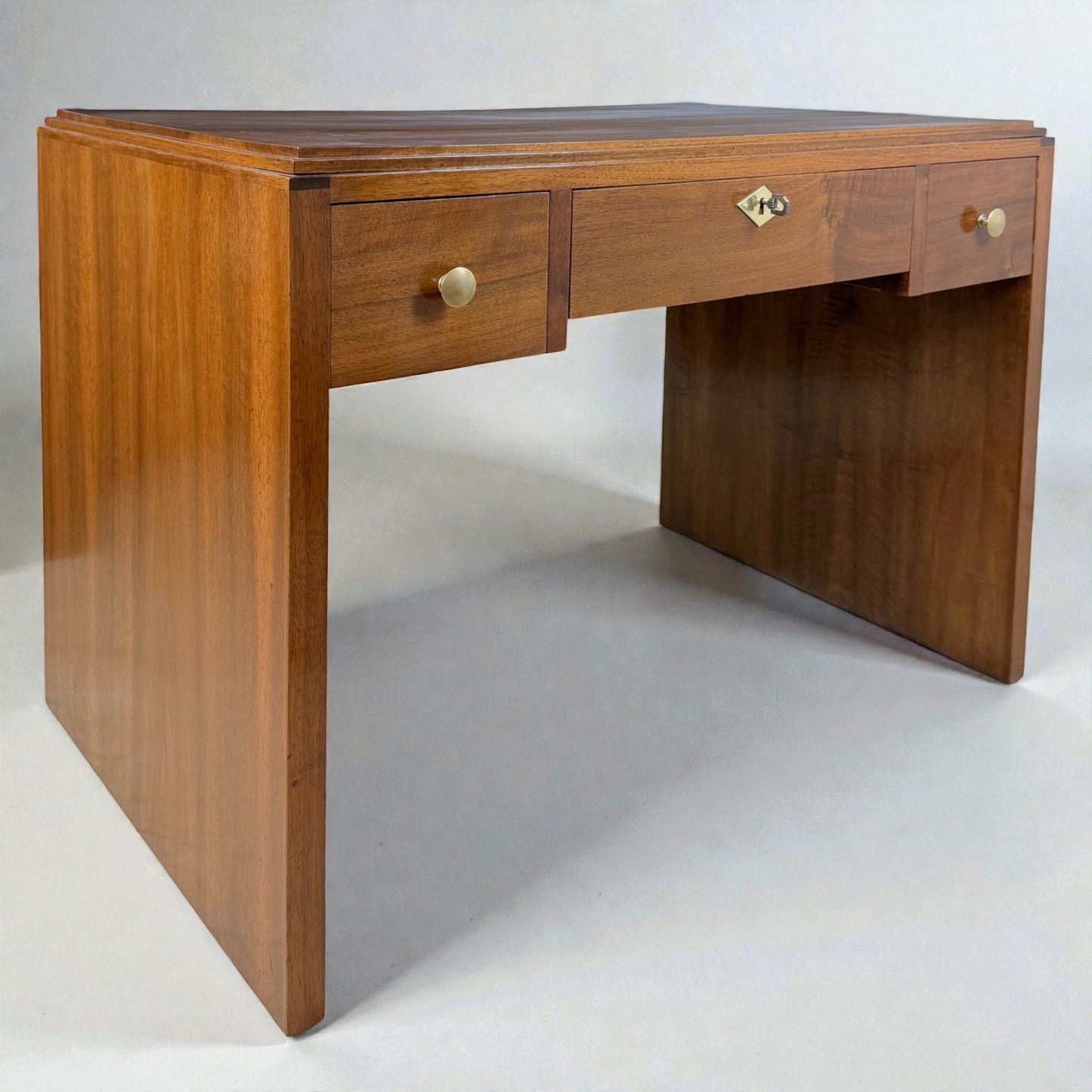 Mid-Century French Walnut Desk