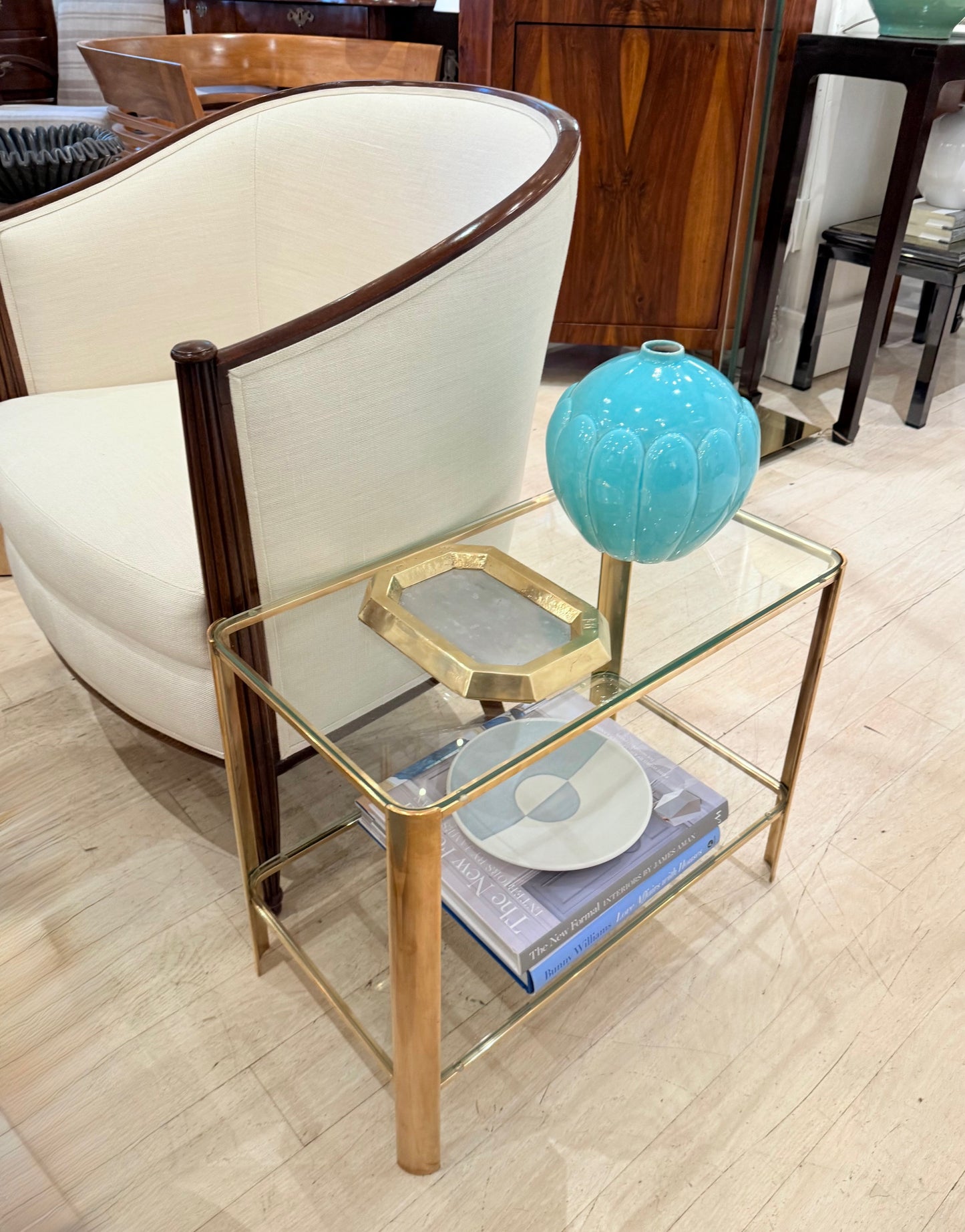 Small Octagonal Metal Tray by David Marshall