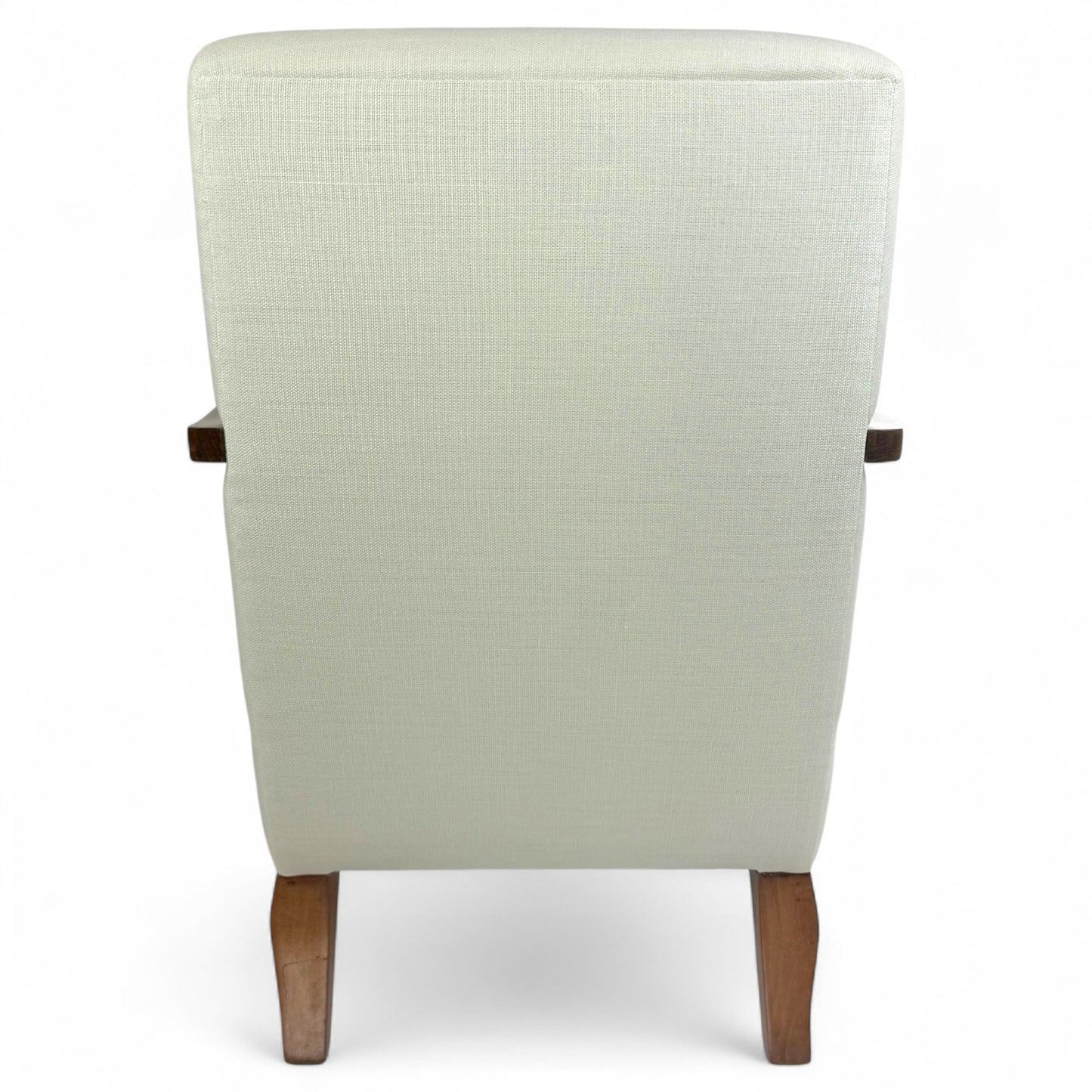 Pair of French Mid Century Upholstered Arm Chairs