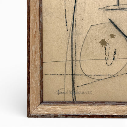 Abstract Original Drawing by Jean Marc Louis