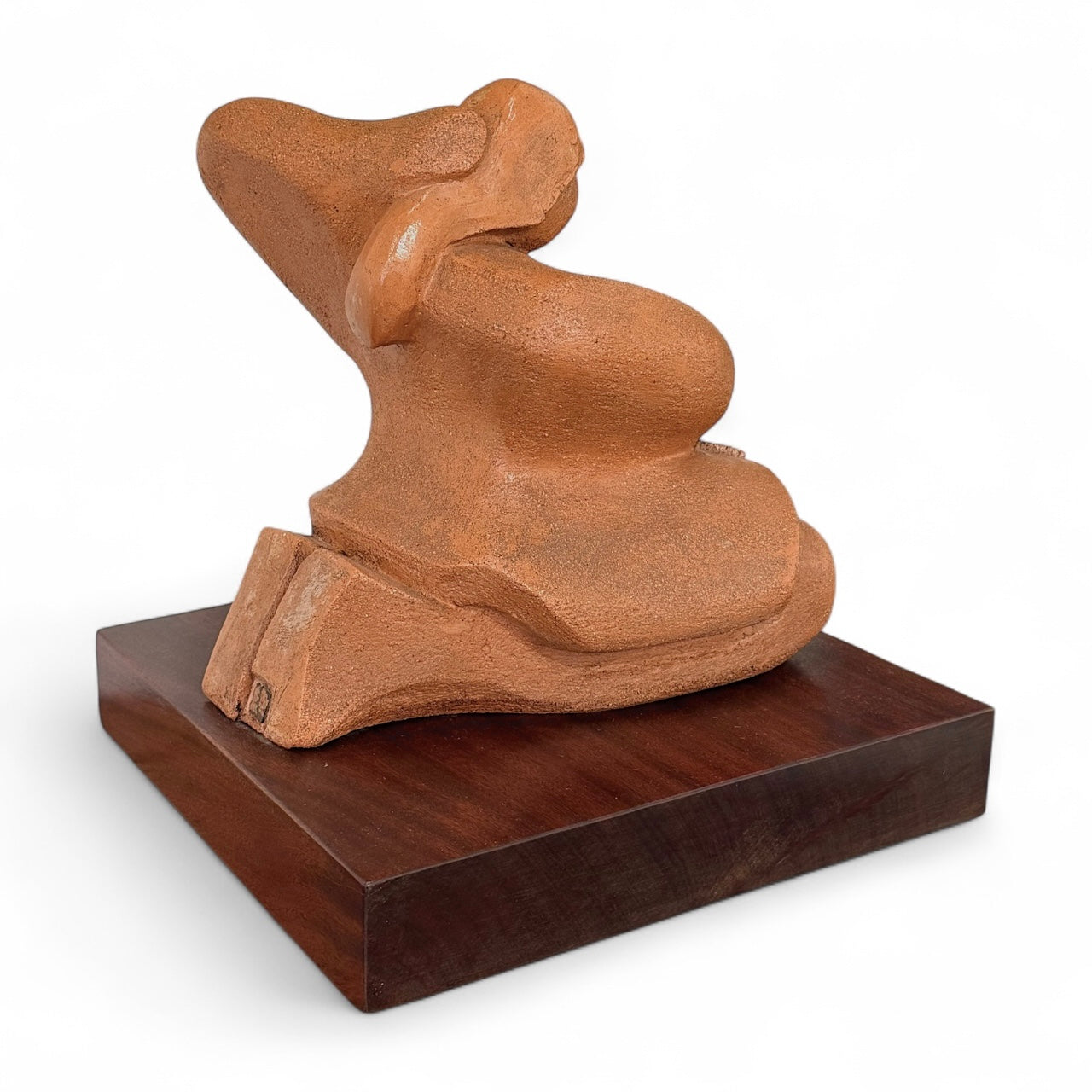 Mid Century Terra Cotta Female Sculpture