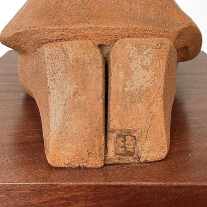 Mid Century Terra Cotta Female Sculpture