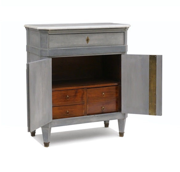 Blue Painted Cabinet