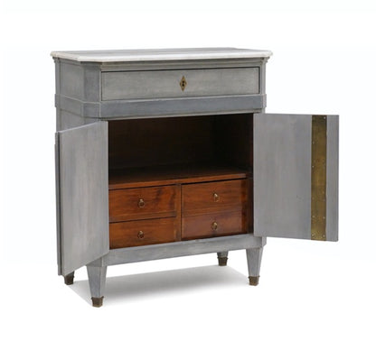Blue Painted Cabinet