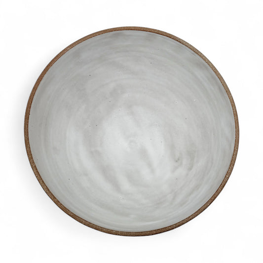 Handmade Gray Stoneware Bowl