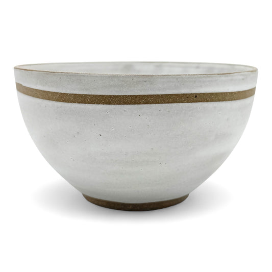 Handmade Gray Stoneware Bowl