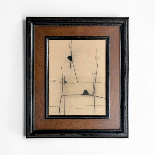 Oil Pastel and Acrylic Girafe Drawing by Jean Marc Louis
