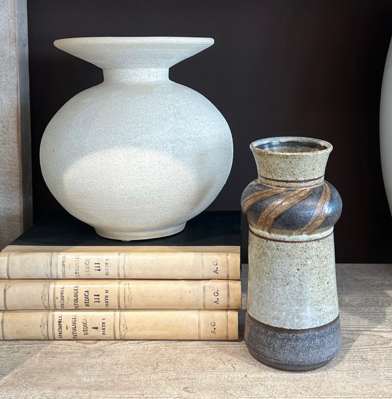 Handmade Shaped Stoneware Vase