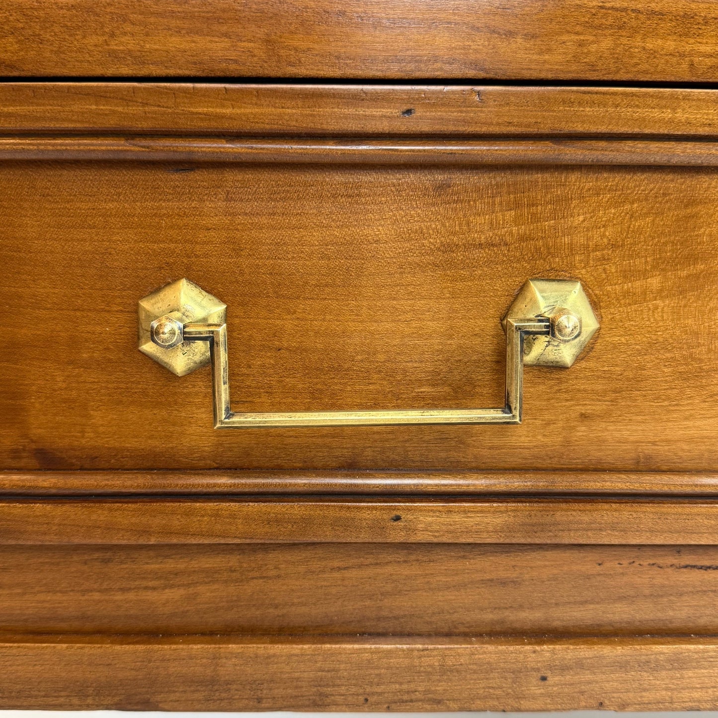 Three-Drawer French Walnut Commode