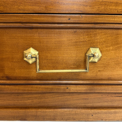 Three-Drawer French Walnut Commode