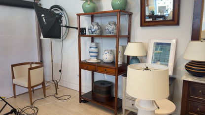 19th Century Chinese Wood Etagere