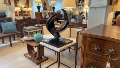 Abstract Bronze Sculpture by Hedva Ser