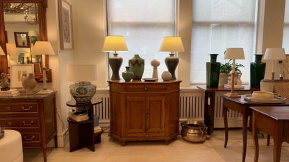 Italian Light Walnut Cabinet