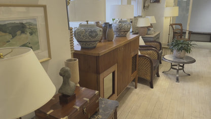 Italian Walnut Sideboard with Grissinato Carving