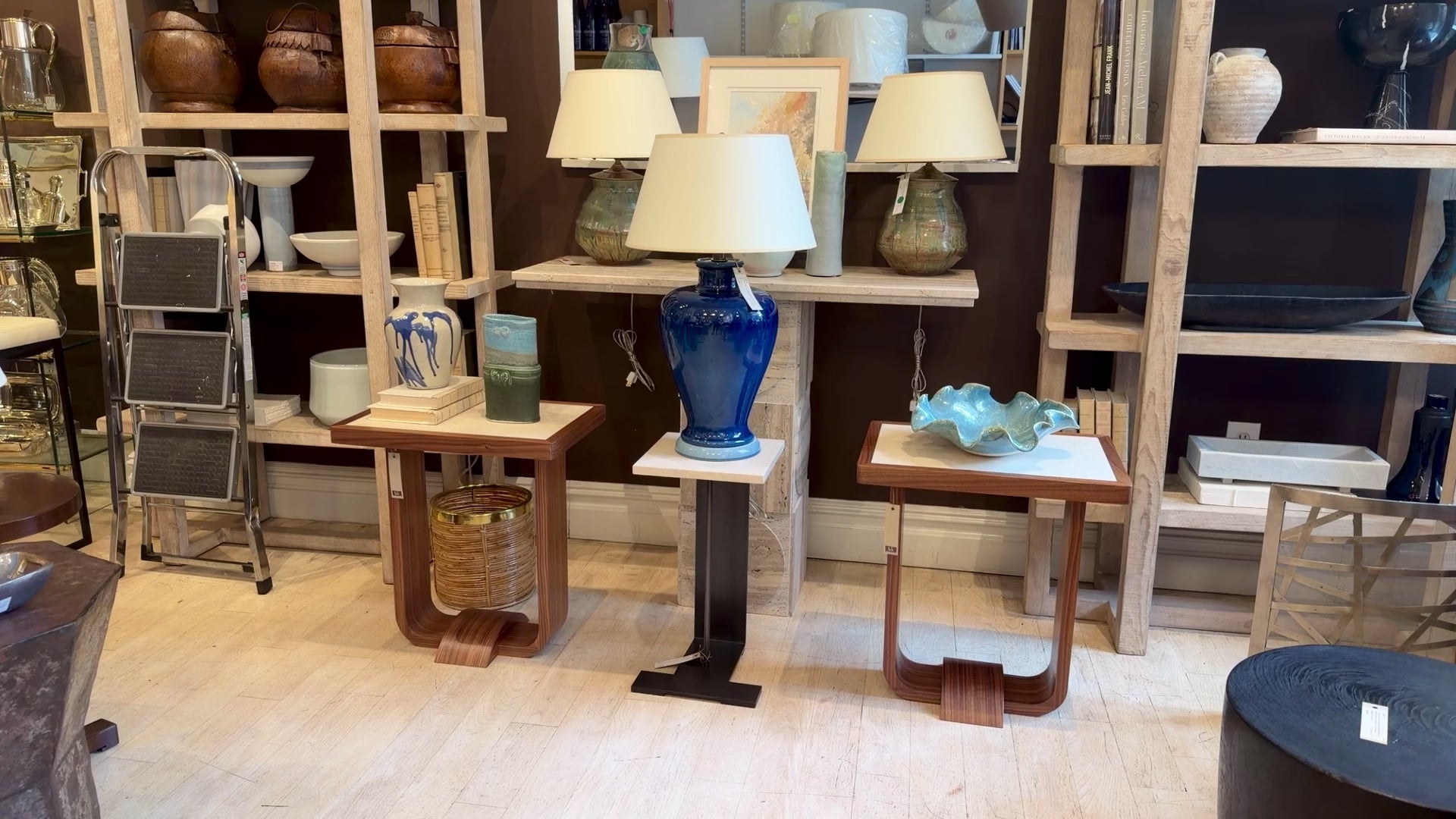 Blue Ceramic Table Lamp – BK Antiques & Home
