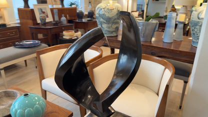Abstract Bronze Sculpture by Hedva Ser