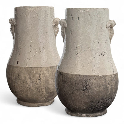 Pair of Portuguese Earthenware Vases
