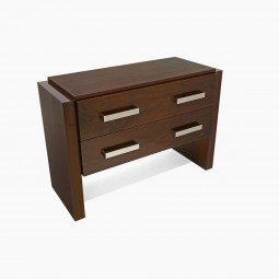 Limited Edition Walnut Two Drawer Night Stands