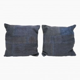 Square Cushions from Antique Cotton Kilim