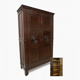 Stained Wood Armoire