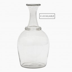 French Hand Blown Glass Bottles