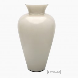 Large Beige Murano Glass Vases