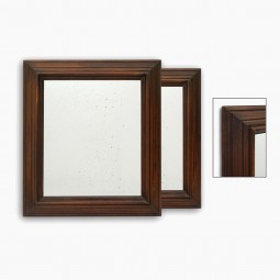 Pair of Molded Wood Mirrors