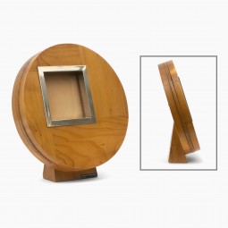 Circular Wooden Picture Frame