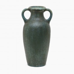 Large Green Stoneware Vase