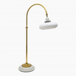 Brass and Plexi-glass Standing Lamp