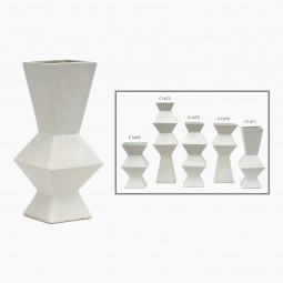 Angular Stoneware Vase
