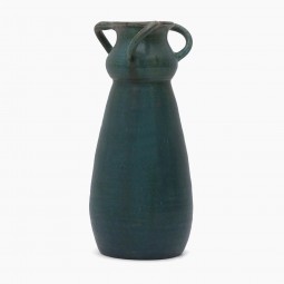 Large Blue Ceramic Vase