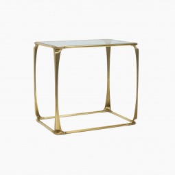 Brass and Glass Table