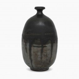 Drip Glazed Terra Cotta Vase