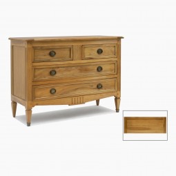 Four Drawer Cherry Commode