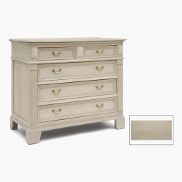 Bleached Oak French Commode