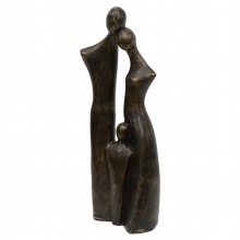 Abstract Bronze Figural Sculpture