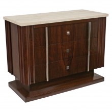Rosewood Three Drawer Commode
