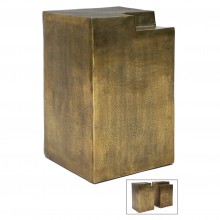Bronze Finished Metal Side Table
