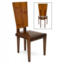 Oak and Bamboo Chair by Andre Sornay