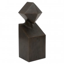 Abstract Bronze Figural Sculpture