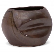 Brown Smashed Vase