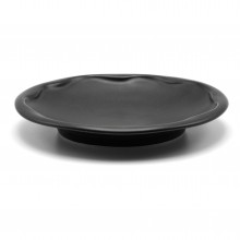Black Porcelain Slip Plate