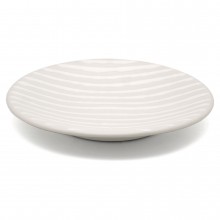 Striped Porcelain Slip Plate