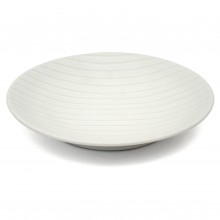 White and Ivory Porcelain Lined Platter