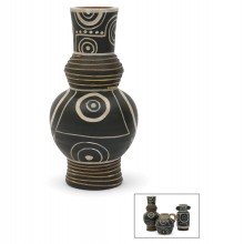 Decorated Terra Cotta Vase