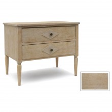Oak Two Drawer Commode