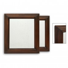 Pair of Molded Wood Mirrors